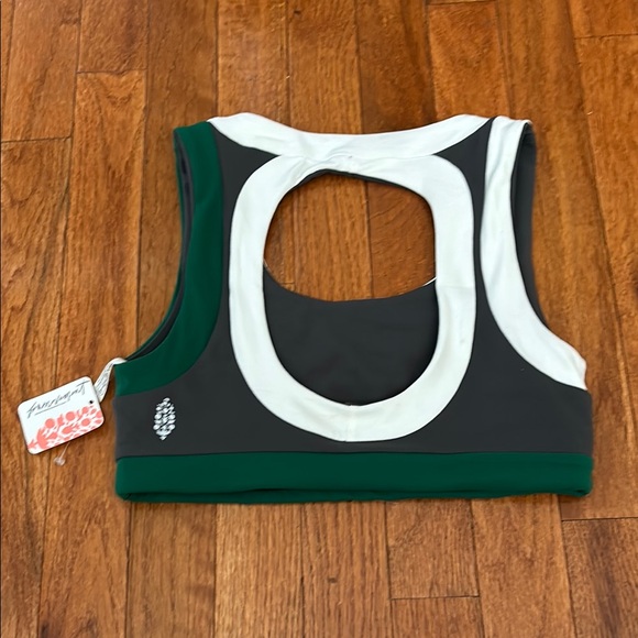 NWT Free People Movement Never Better Colorblock Ringer Sports Bra - XS - Picture 2 of 5